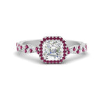 Load image into Gallery viewer, infinity-asscher-cut-halo-pink-sapphire-engagement-ring-in-white-gold-FD9126ASRGSADRPI-NL-WG?v=1757924728
