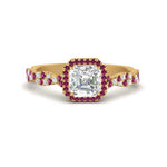 Load image into Gallery viewer, infinity-asscher-cut-halo-pink-sapphire-engagement-ring-in-yellow-gold-FD9126ASRGSADRPI-NL-YG?v=1757924728
