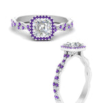 Load image into Gallery viewer, infinity-asscher-cut-halo-purple-toapz-engagement-ring-in-white-gold-FD9126ASRGVITOANGLE3-NL-WG_f78155ad-26b6-468d-a761-6f8e40589450?v=1757924881
