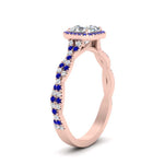 Load image into Gallery viewer, infinity-asscher-cut-halo-sapphire-engagement-ring-in-rose-gold-FD9126ASRGSABLANGLE2-NL-RG_e881639c-859a-4ed6-b896-1cc98be78478?v=1757924881
