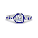 Load image into Gallery viewer, infinity-asscher-cut-halo-sapphire-engagement-ring-in-white-gold-FD9126ASRGSABL-NL-WG?v=1757924728
