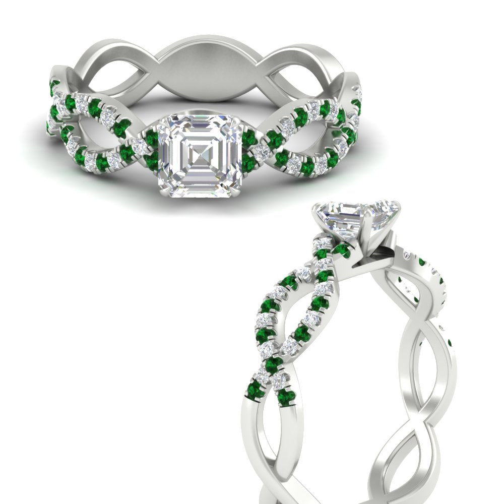 https://cdn.fascinatingdiamonds.com/FD11157/infinity-asscher-cut-twist-diamond-engagement-ring-with-emerald-in-white-gold-FD11157ASRGEMGRHAND-NL-WG.jpg