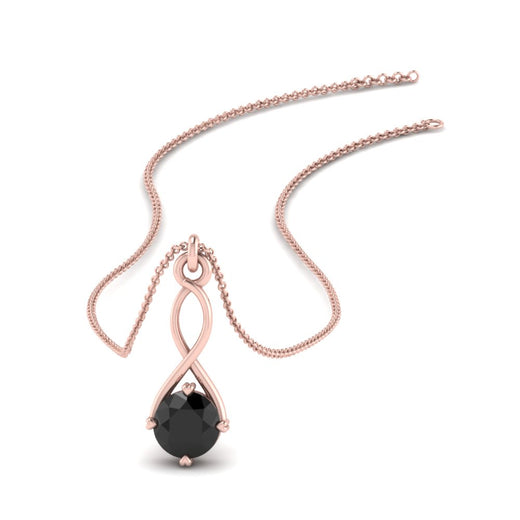 Infinity Solitaire Pendant