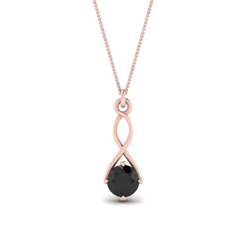 Infinity Solitaire Pendant