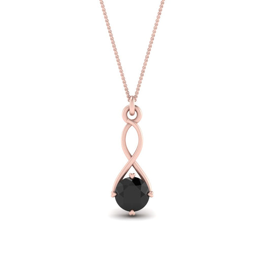 Infinity Solitaire Pendant