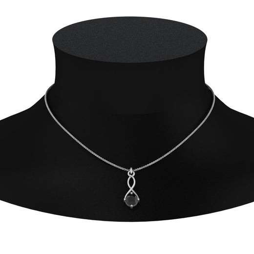 Infinity Solitaire Pendant