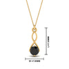 Load image into Gallery viewer, Infinity Solitaire Pendant