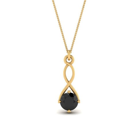 Infinity Solitaire Pendant