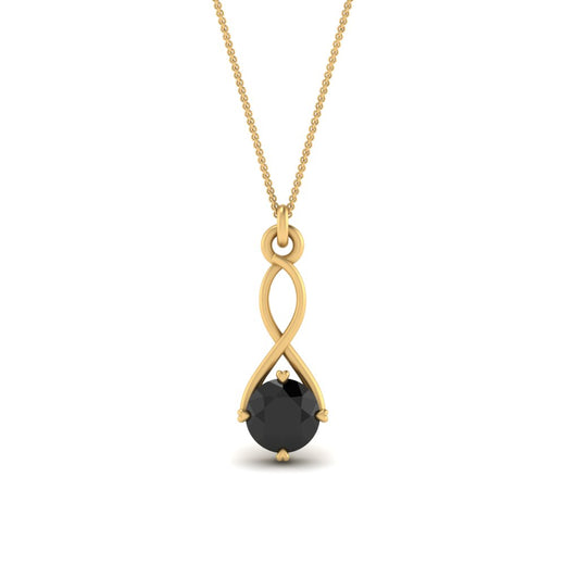 Infinity Solitaire Pendant