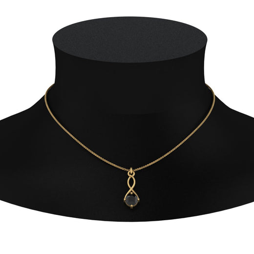 Infinity Solitaire Pendant