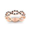 Load image into Gallery viewer, Infinity Diamond Twist Wedding Band