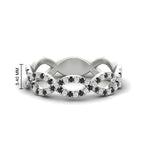 Load image into Gallery viewer, Infinity Diamond Twist Wedding Band
