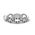 Thumbnail 56 - Infinity Diamond Twist Wedding Band