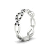 Load image into Gallery viewer, Infinity Diamond Twist Wedding Band