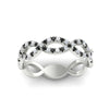 Load image into Gallery viewer, Infinity Diamond Twist Wedding Band