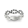 Thumbnail 57 - Infinity Diamond Twist Wedding Band