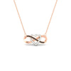 Load image into Gallery viewer, infinity-black-diamond-two-tone-pendant-necklace-in-FDPD11206GBLACK-NL-RG.jpg