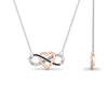 Load image into Gallery viewer, infinity-black-diamond-two-tone-pendant-necklace-in-FDPD11206GBLACK-NL-WG.jpg