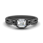 Load image into Gallery viewer, infinity-celtic-asscher-cut-solitaire-wedding-set-in-black-gold-FD9286AS-NL-BG-B1?v=1755772230

