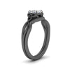 Load image into Gallery viewer, infinity-celtic-asscher-cut-solitaire-wedding-set-in-black-gold-FD9286ASANGLE2-NL-BG-B1?v=1755772230