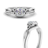Load image into Gallery viewer, infinity-celtic-asscher-cut-solitaire-wedding-set-in-white-gold-FD9286ASANGLE3-NL-WG-B1?v=1755772230
