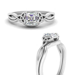 Load image into Gallery viewer, infinity-celtic-asscher-cut-solitaire-wedding-set-in-white-gold-FD9286ASANGLE3-NL-WG-B1?v=1755772230
