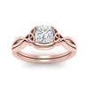 Load image into Gallery viewer, infinity-celtic-cushion-cut-solitaire-wedding-set-in-rose-gold-FD9286CUANGLE5-NL-RG-B1?v=1755772238