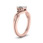 Load image into Gallery viewer, infinity-celtic-emerald-cut-solitaire-wedding-set-in-rose-gold-FD9286EMANGLE2-NL-RG-B1?v=1755772242