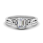 Load image into Gallery viewer, infinity-celtic-emerald-cut-solitaire-wedding-set-in-white-gold-FD9286EM-NL-WG-B1?v=1755772242