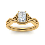 Load image into Gallery viewer, infinity-celtic-radiant-cut-solitaire-wedding-set-in-yellow-gold-FD9286RAANGLE5-NL-YG-B1?v=1755772271
