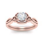 Load image into Gallery viewer, infinity-celtic-round-cut-solitaire-wedding-set-in-rose-gold-FD9286ROANGLE5-NL-RG-B1?v=1755772275

