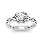 Load image into Gallery viewer, infinity-celtic-round-cut-solitaire-wedding-set-in-white-gold-FD9286ROANGLE5-NL-WG-B1?v=1755772275
