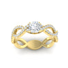 Load image into Gallery viewer, infinity-cushion-cut-twist-diamond-engagement-ring-in-yellow-gold-FD11157CURANGLE3-NL-YG