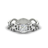 Load image into Gallery viewer, infinity-cushion-cut-twist-diamond-engagement-ring-with-black-diamond-in-white-gold-FD11157CURGBLACKANGLE3-NL-WG