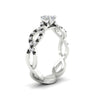 Load image into Gallery viewer, infinity-cushion-cut-twist-diamond-engagement-ring-with-black-diamond-in-white-gold-FD11157CURGBLACKANGLE3-NL-WG