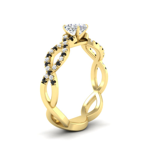 infinity-cushion-cut-twist-diamond-engagement-ring-with-black-diamond-in-yellow-gold-FD11157CURGBLACKANGLE3-NL-YG
