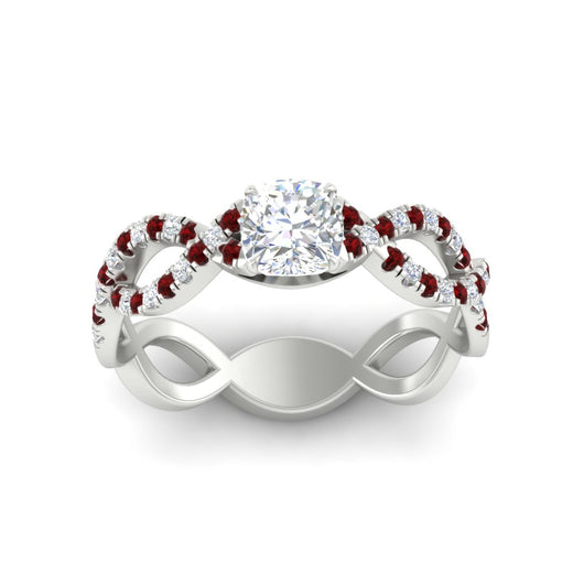 infinity-cushion-cut-twist-diamond-engagement-ring-with-ruby-in-white-gold-FD11157CURGRUDRANGLE3-NL-WG