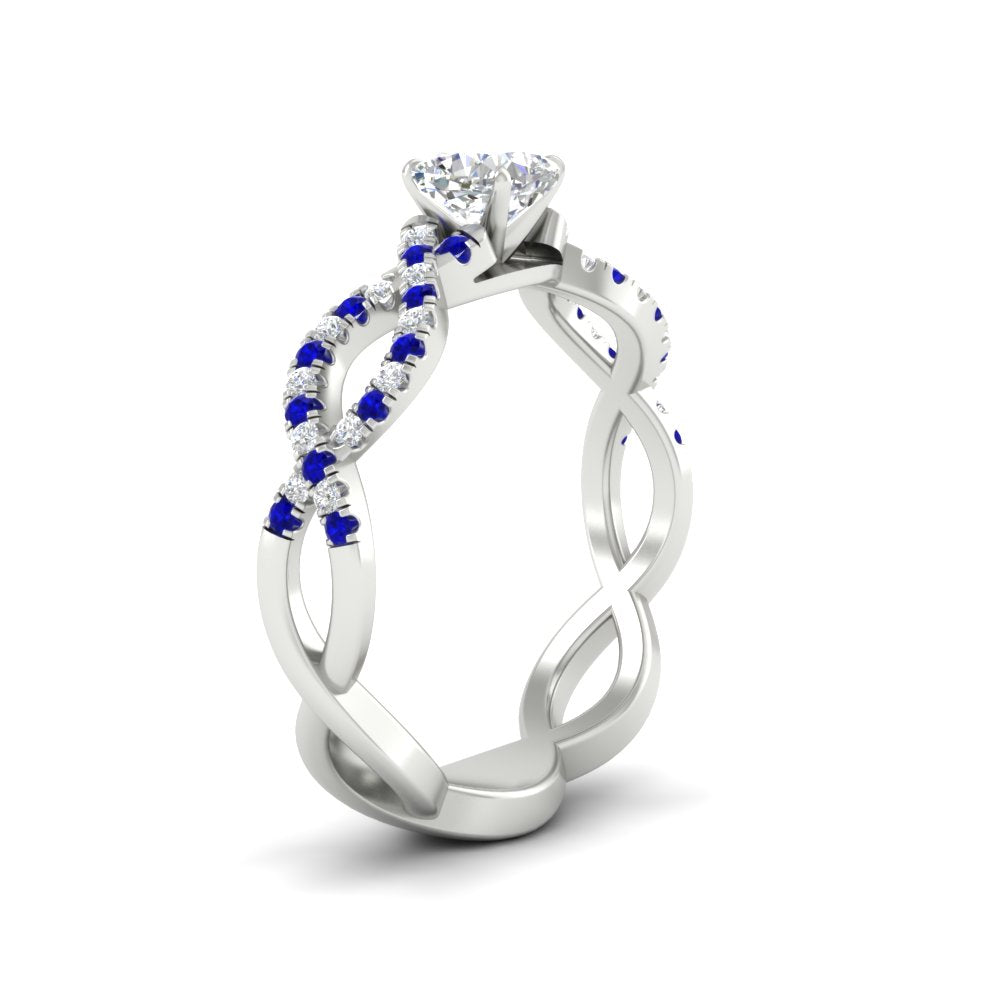 infinity-cushion-cut-twist-diamond-engagement-ring-with-sapphire-in-white-gold-FD11157CURGSABLANGLE3-NL-WG