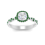 Load image into Gallery viewer, infinity-cushion-halo-diamond-engagement-ring-with-emerald-in-white-gold-FD9126CURGEMGRANGLE5-NL-WG_35d37b90-d330-494d-a448-67a2c82f07e6?v=1757924893
