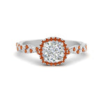 Load image into Gallery viewer, infinity-cushion-halo-diamond-engagement-ring-with-orange-sapphire-in-white-gold-FD9126CURGSAOR-NL-WG_8da29ba5-54a6-4959-9828-8d9861e24791?v=1757924891
