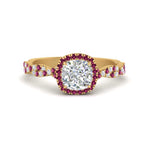Load image into Gallery viewer, infinity-cushion-halo-diamond-engagement-ring-with-pink-sapphire-in-yellow-gold-FD9126CURGSADRPI-NL-YG_e813ac0c-91aa-42c4-8f14-e3a2865f68a4?v=1757924891
