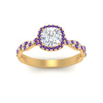 Load image into Gallery viewer, infinity-cushion-halo-diamond-engagement-ring-with-purple-topaz-in-yellow-gold-FD9126CURGVITOANGLE5-NL-YG_952cfcaa-e96e-438b-ae50-7319b4f6e0af?v=1757924892
