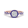 Load image into Gallery viewer, infinity-cushion-halo-diamond-engagement-ring-with-sapphire-in-rose-gold-FD9126CURGSABL-NL-RG_4571f480-c1d4-4a86-8ac0-289b0c5bf164?v=1757924891