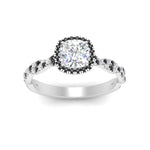 Load image into Gallery viewer, infinity-cushion-halo-engagement-ring-with-black-diamond-in-white-gold-FD9126CURGBLACKANGLE5-NL-WG_699a0715-0cd8-42ce-b33d-6b70a5f29153?v=1757924891
