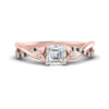 Load image into Gallery viewer, infinity-daisy-floral-asscher-cut-black-diamond-engagement-ring-in-rose-gold-FD9986ASRGBLACK-NL-RG