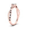 Load image into Gallery viewer, infinity-daisy-floral-asscher-cut-black-diamond-engagement-ring-in-rose-gold-FD9986ASRGBLACK-NL-RG