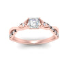 Load image into Gallery viewer, infinity-daisy-floral-asscher-cut-black-diamond-engagement-ring-in-rose-gold-FD9986ASRGBLACK-NL-RG