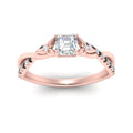 Thumbnail 87 - infinity-daisy-floral-asscher-cut-black-diamond-engagement-ring-in-rose-gold-FD9986ASRGBLACK-NL-RG