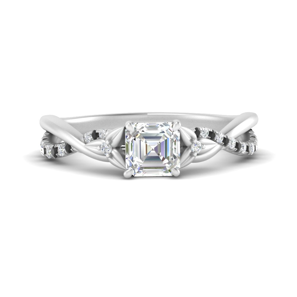 infinity-daisy-floral-asscher-cut-black-diamond-engagement-ring-in-white-gold-FD9986ASRGBLACK-NL-WG