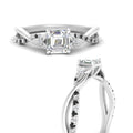 Thumbnail 82 - infinity-daisy-floral-asscher-cut-black-diamond-engagement-ring-in-white-gold-FD9986ASRGBLACK-NL-WG